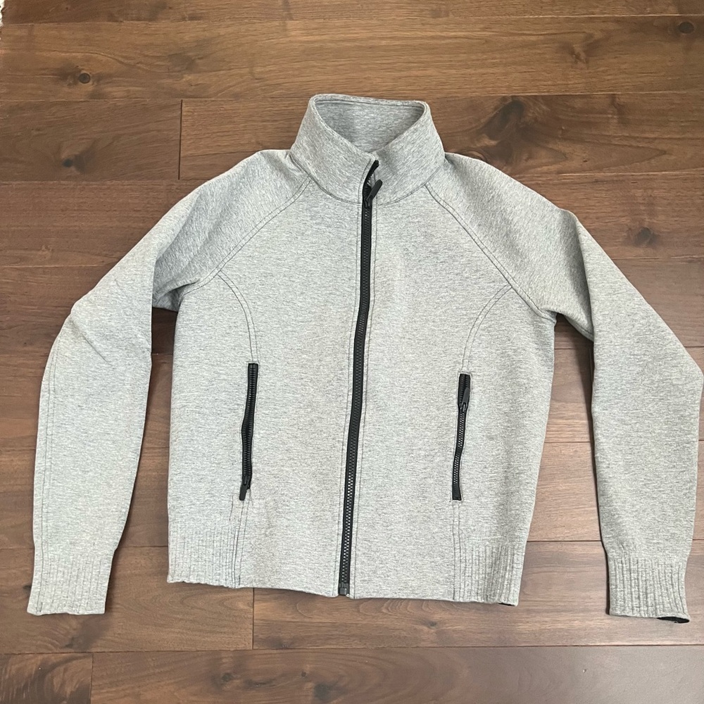 lululemon athletica Gray Zip-Up Sweatshirt
